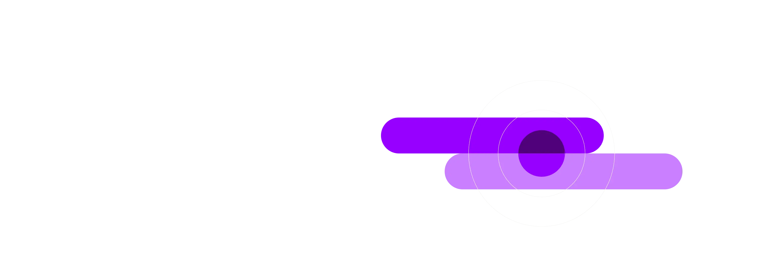 two purple lines coming together