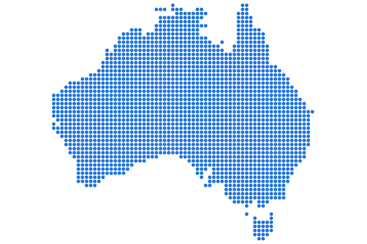 aussie map