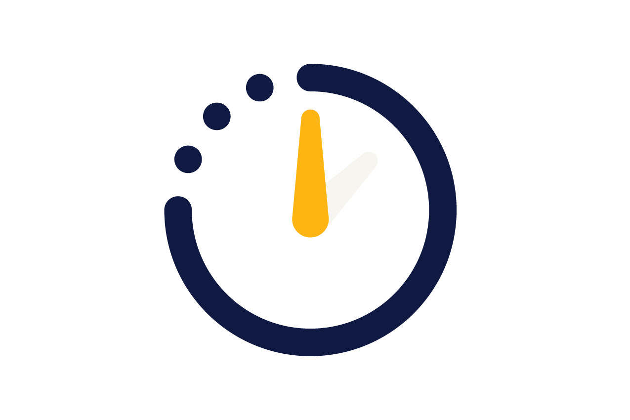 An illustration of a clock