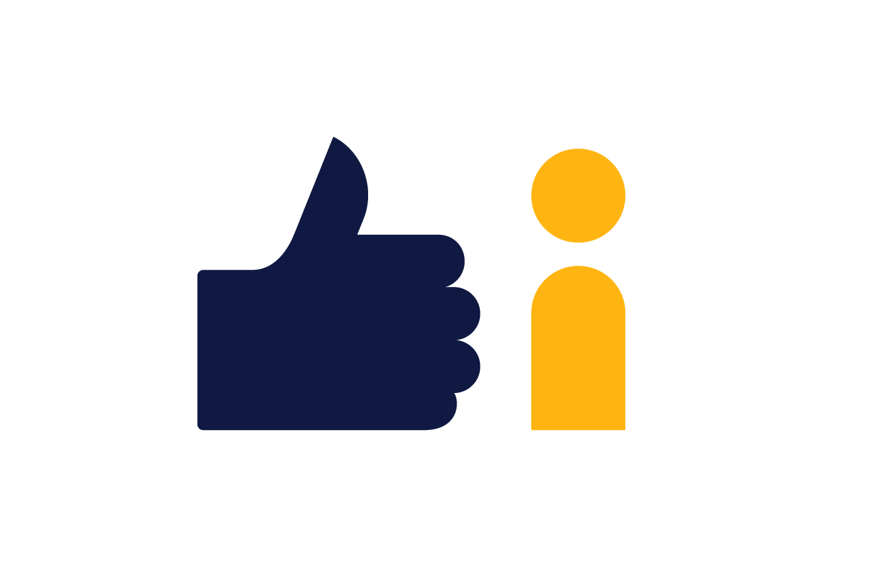 great employers person thumbs up