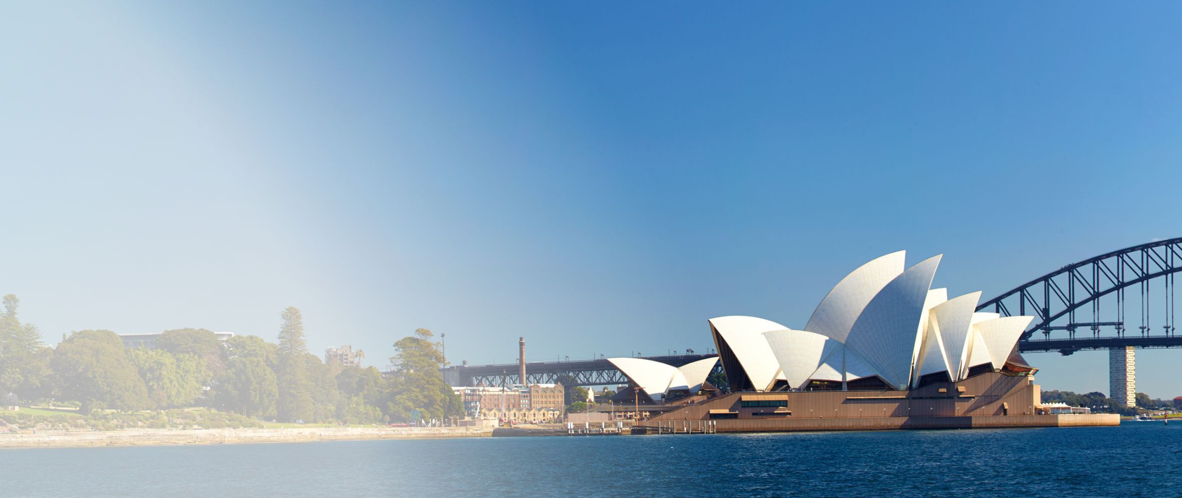 an image of the sydney operahouse and  harbour bridge