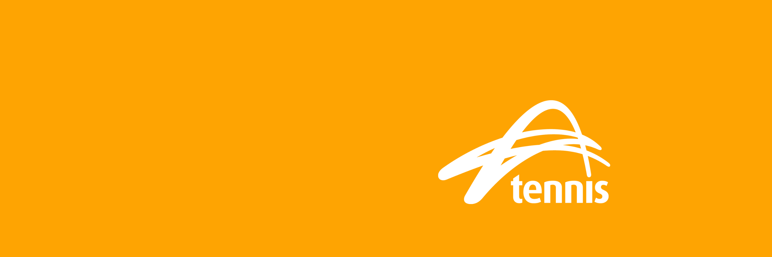 a yellow background withtennis australia logo
