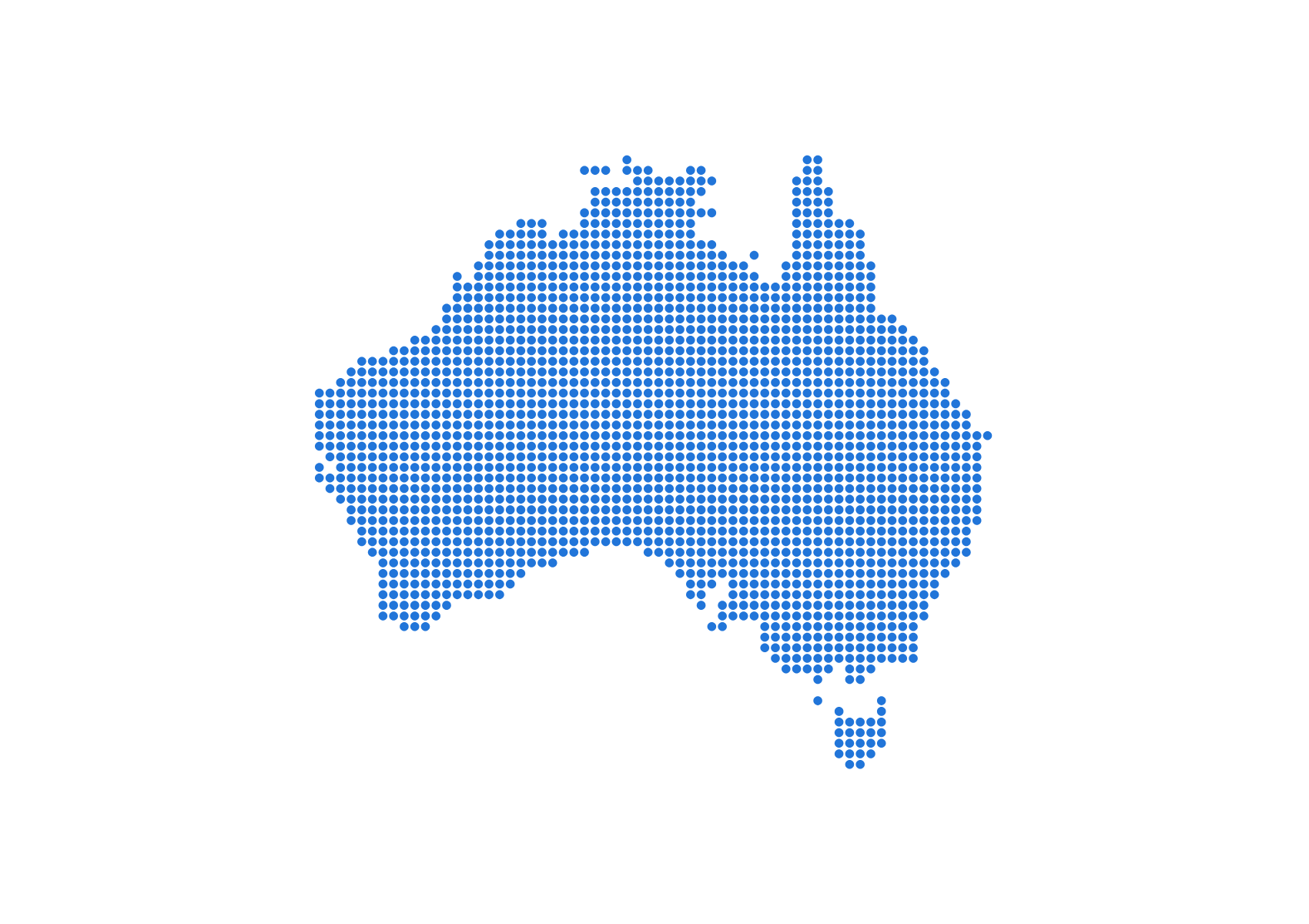 an illustration of the map of australia
