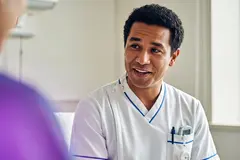 an image of a male smiling