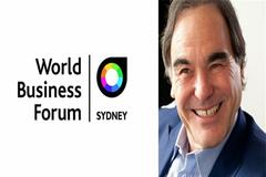 world business forum sydney: oliver stone leadership &amp; the power of storytelling.