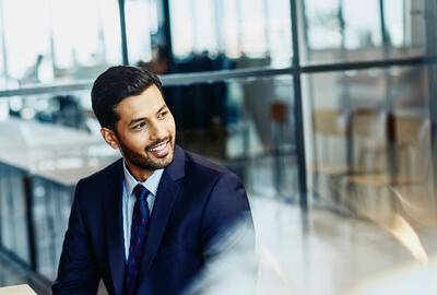 A man in a suit