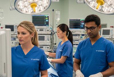 an image of nurses in a hospital room