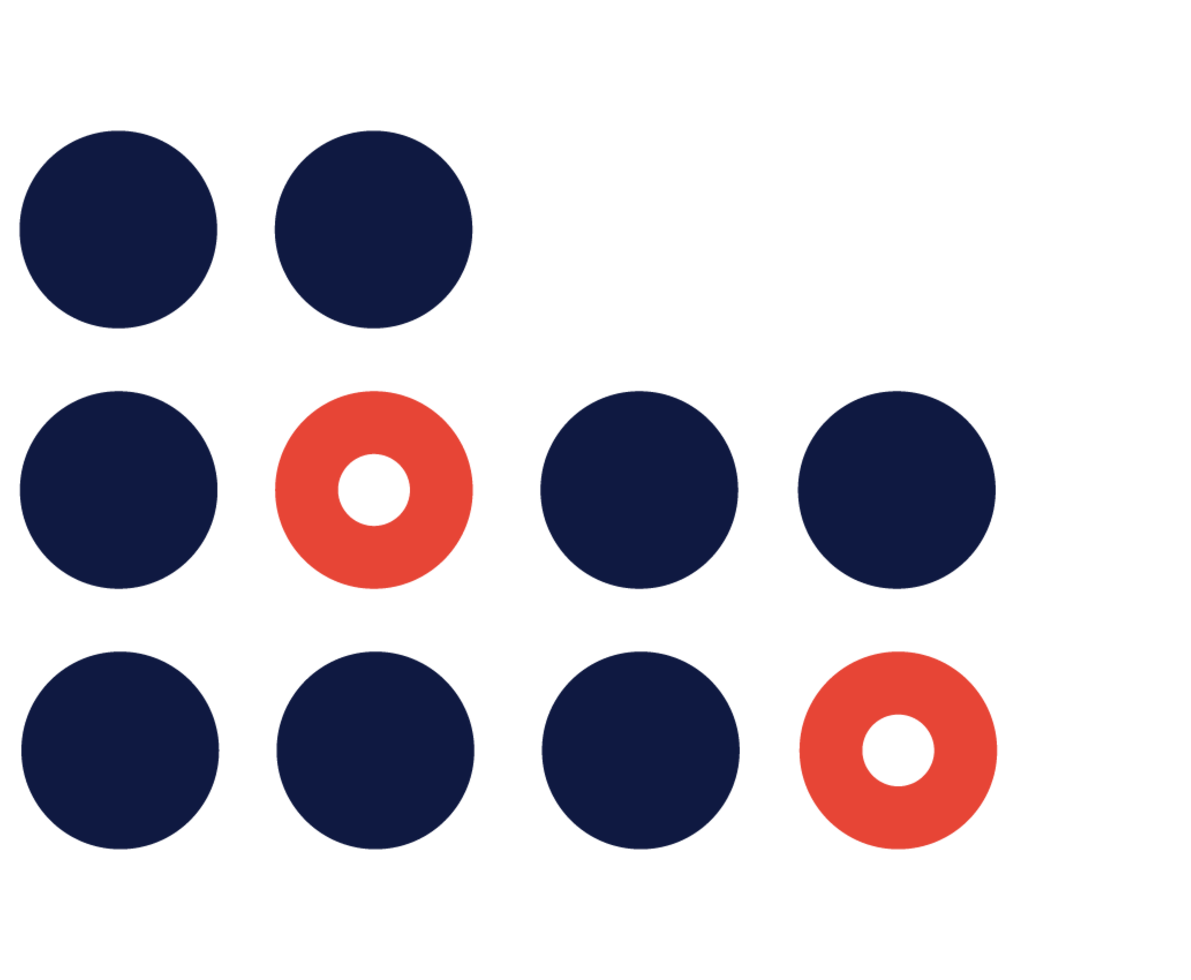 an illustration of dots and circles