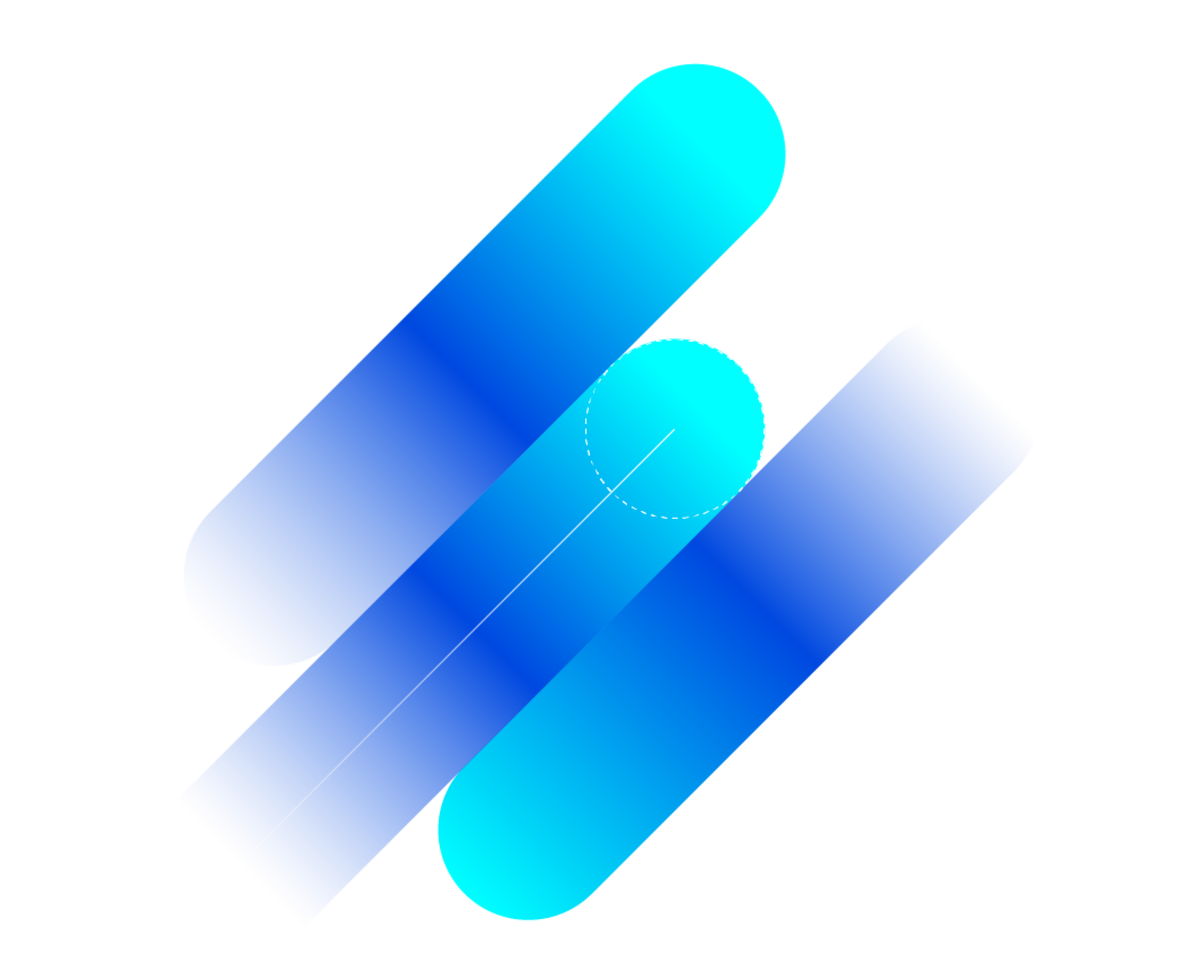 an illustration of gradient blue digital lines