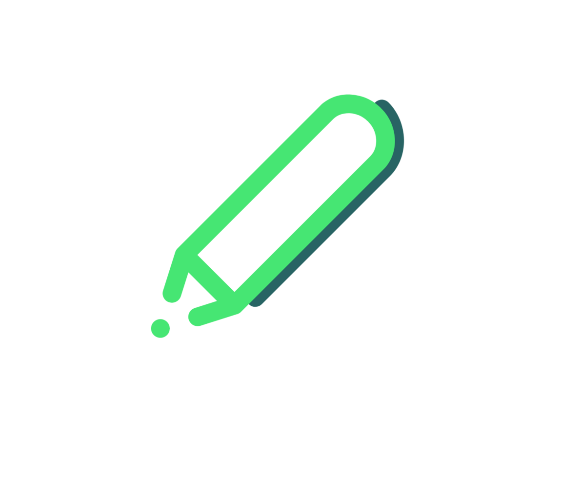 an illustration of a pencil with a line being drawn