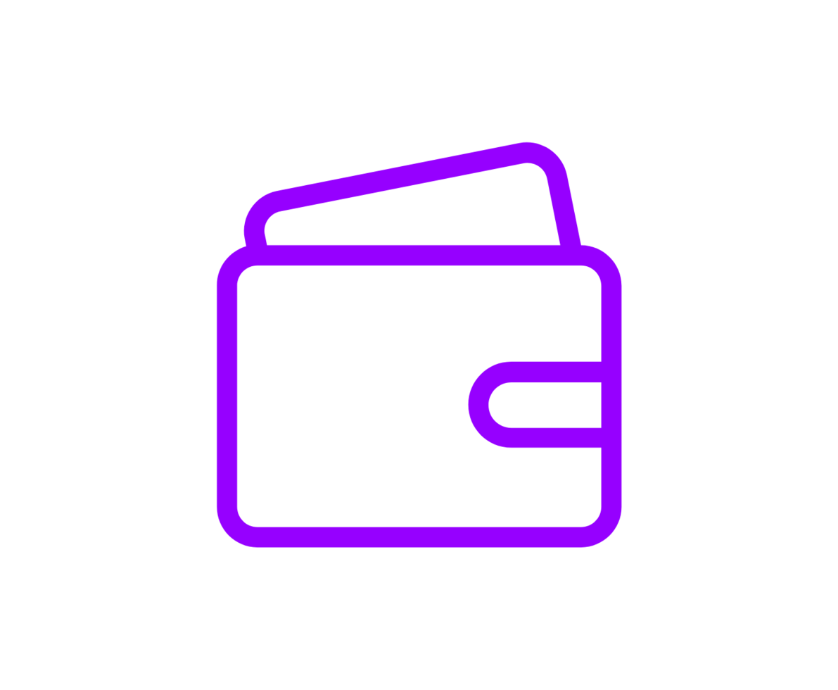 an icon of a wallet