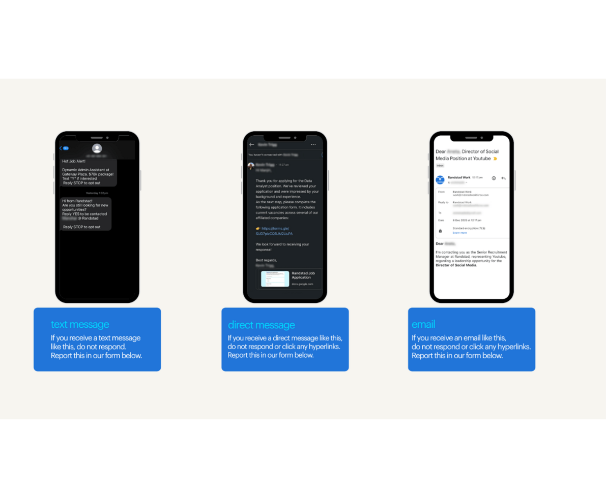 an example of a job scam