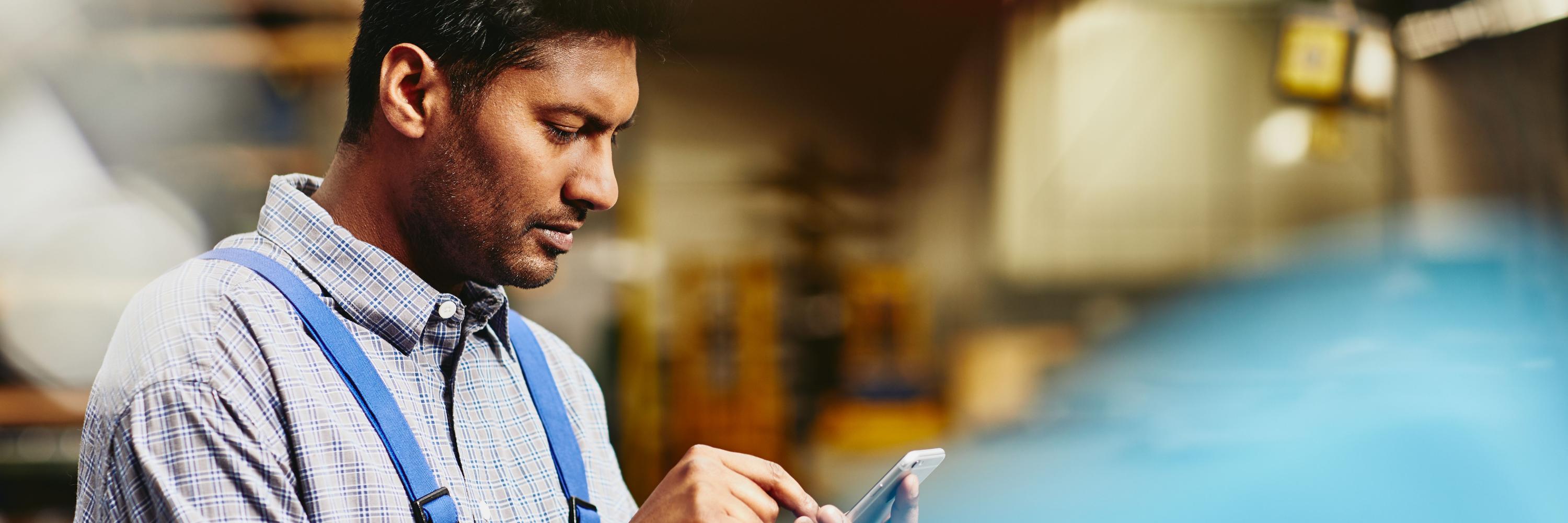 image of man working in factory