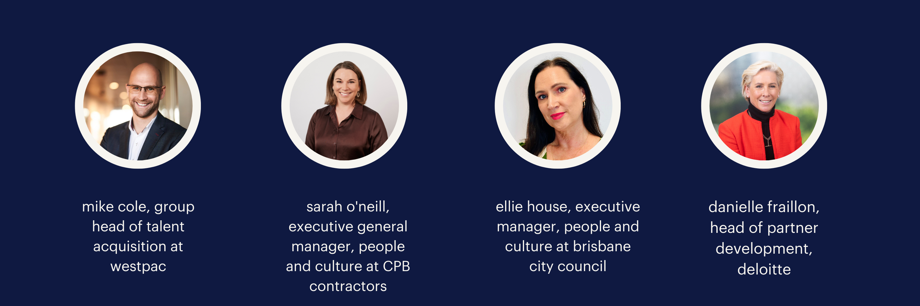 an image of the panelists for the clipper event