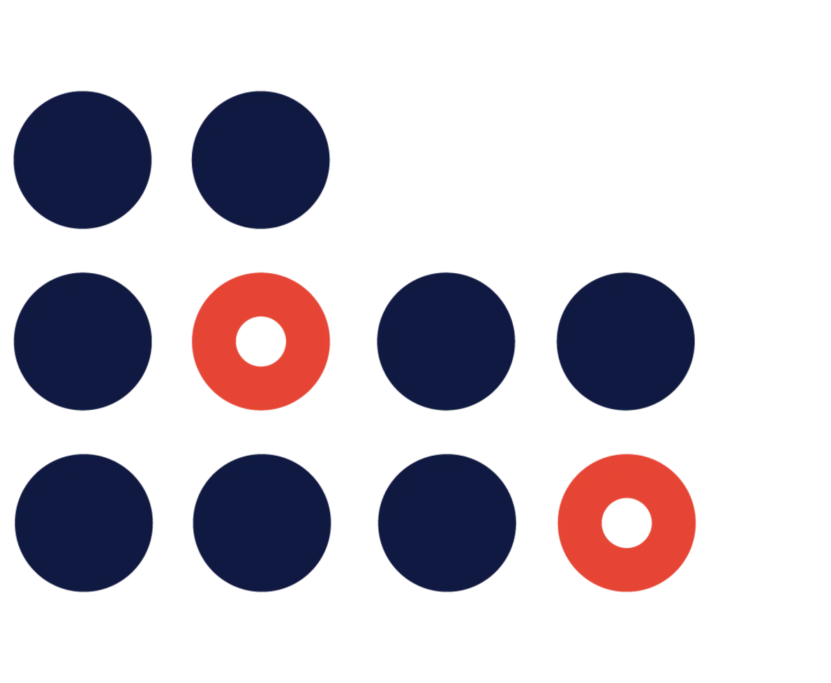 an illustration of dots and circles