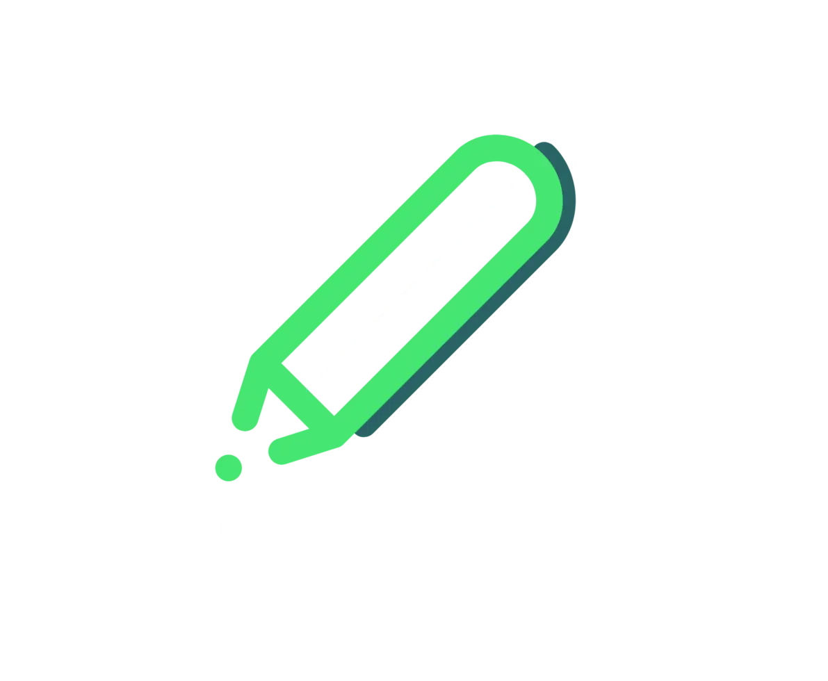 an illustration of a pencil with a line being drawn