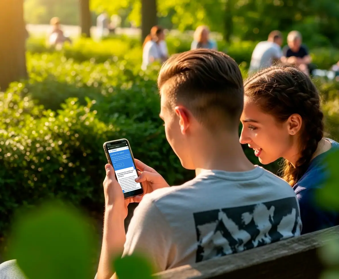 people on phone 