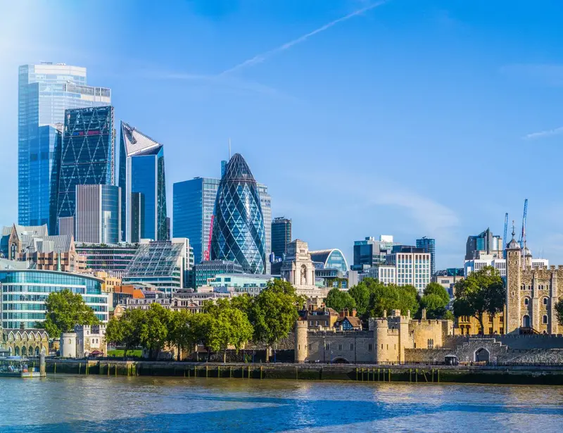 an image of london skyline