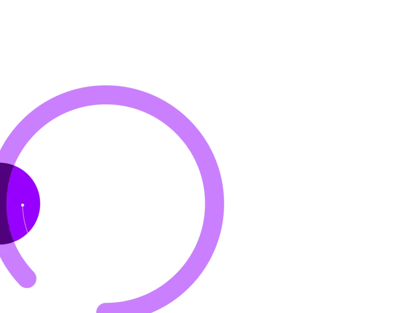 headset illustration in purple