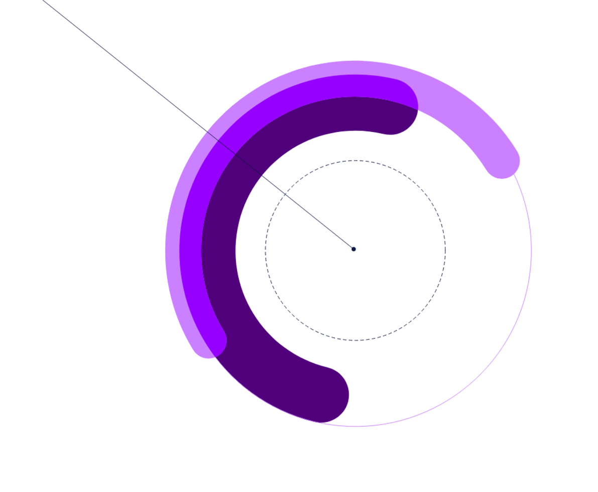 illustration of circular board with a line pointing at the target in the middle illustration of circular board with a line pointing at the target in the middle